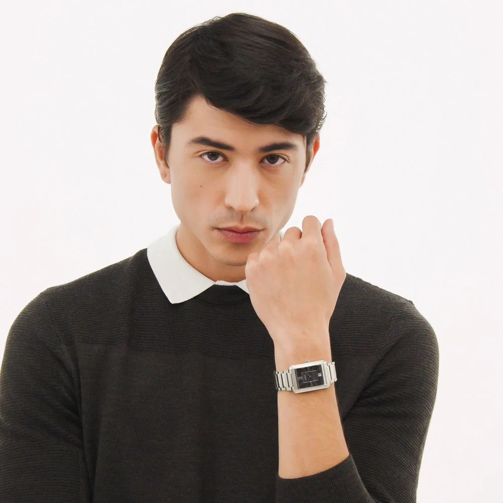 Men Principle Dress Black Watch - Image 5