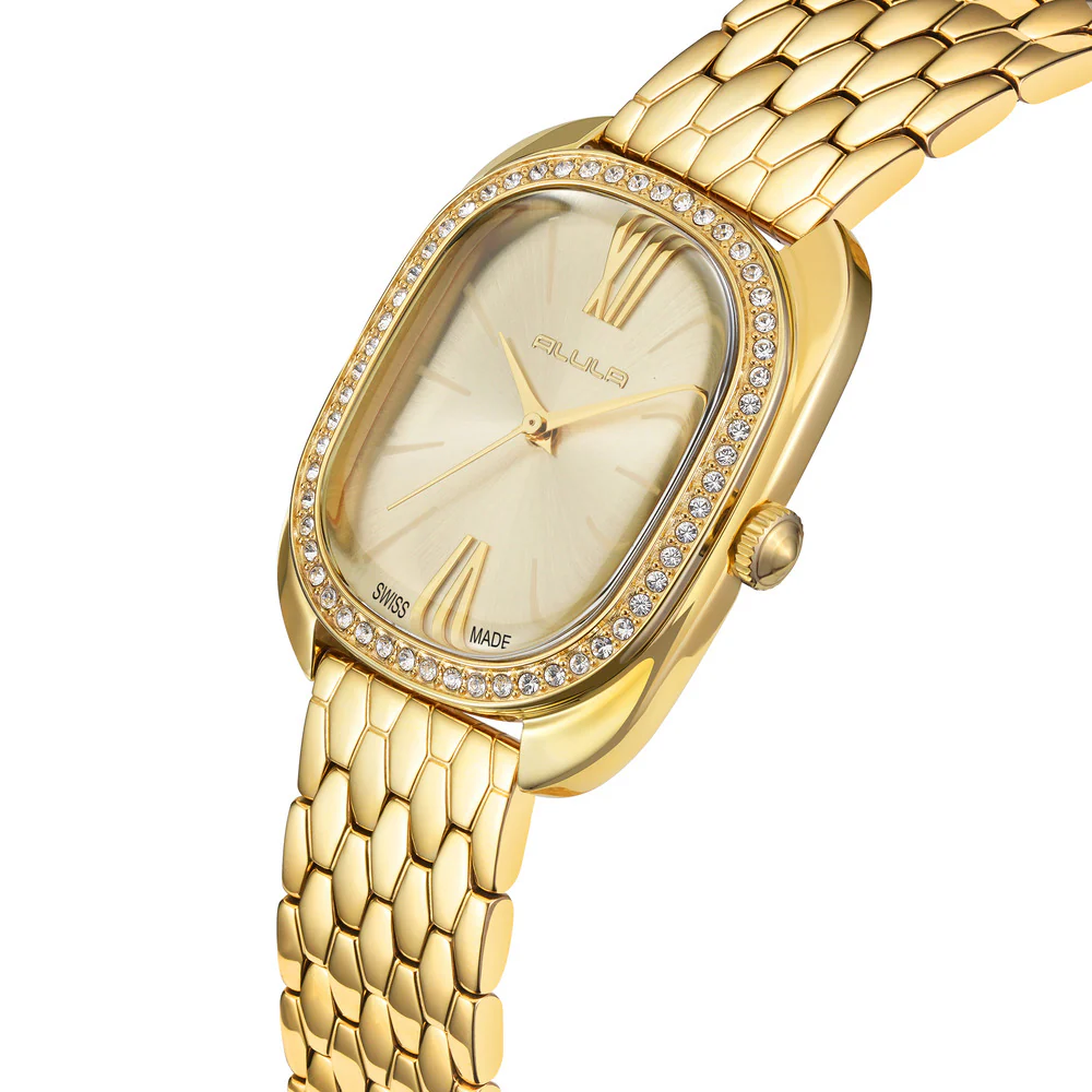 Women Gold Watch - Image 2
