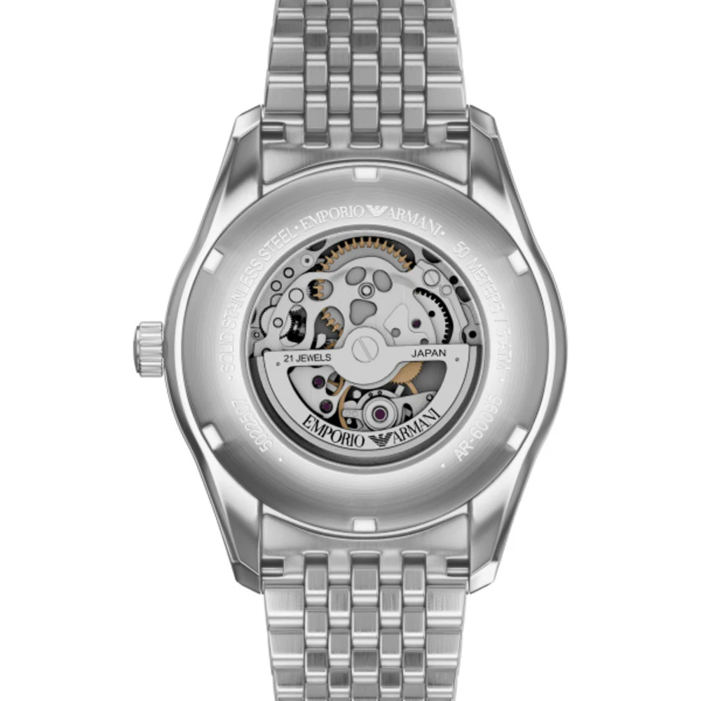 Men Silver Watch - Image 4