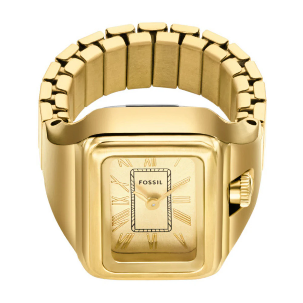 Women Gold Ring Watch - Image 3