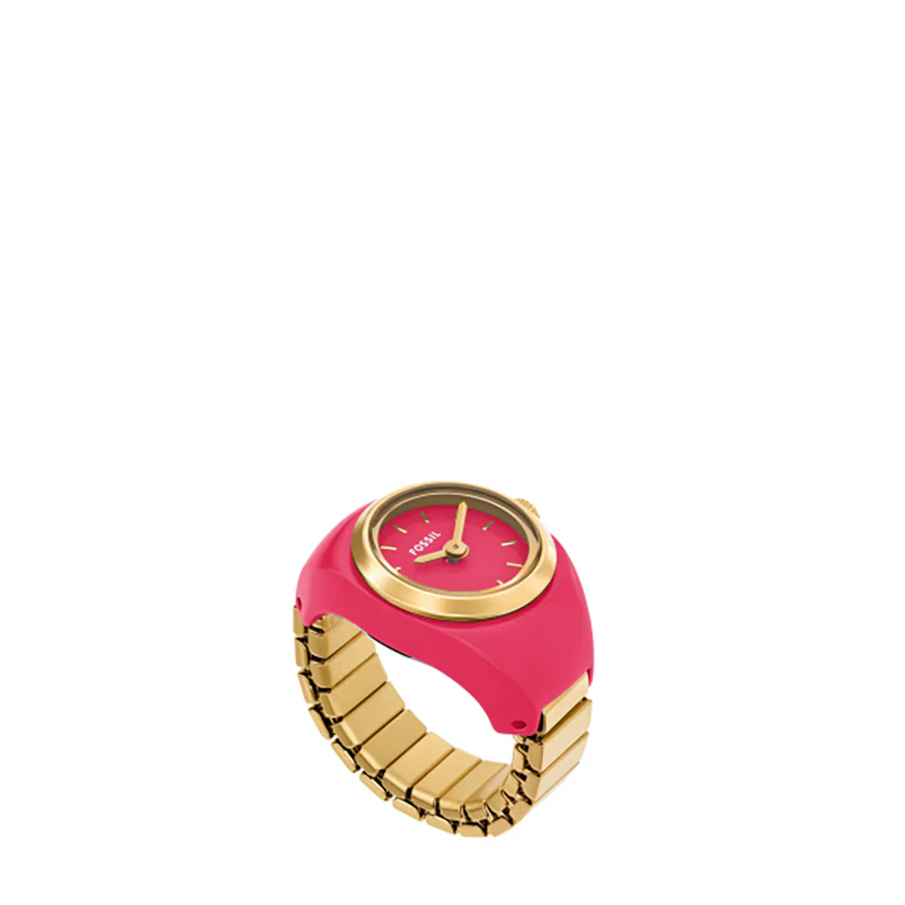 Women Pink Ring Watch - Image 2