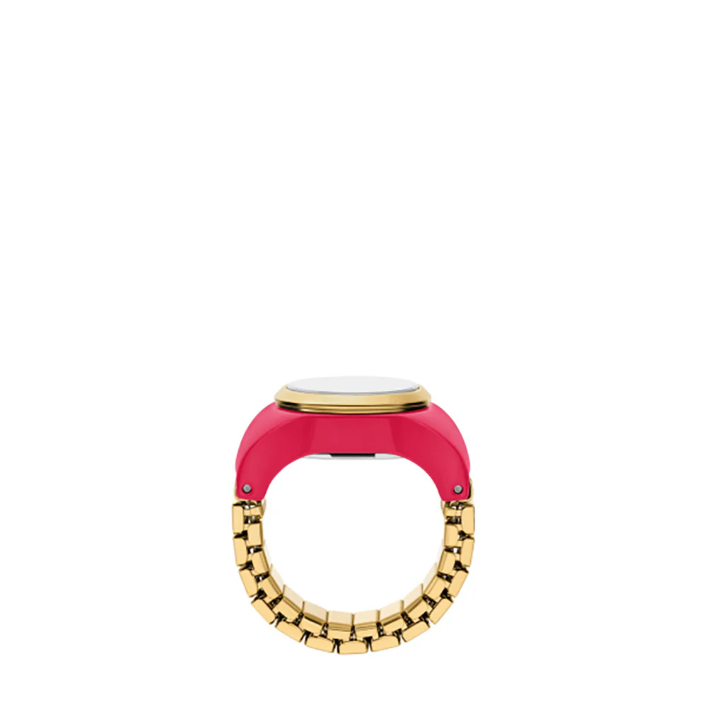 Women Pink Ring Watch - Image 3