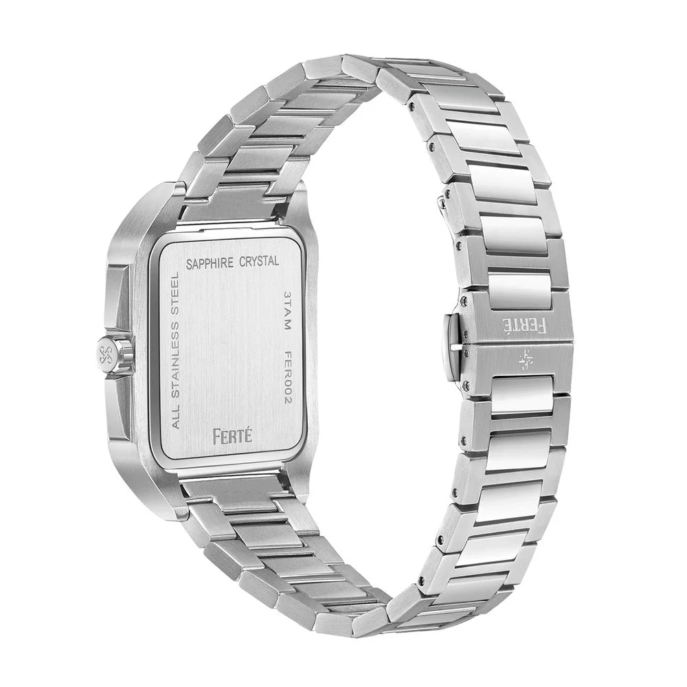 Men Silver Watch - Image 3