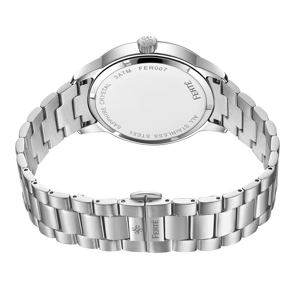 Men Silver Watch - Image 3