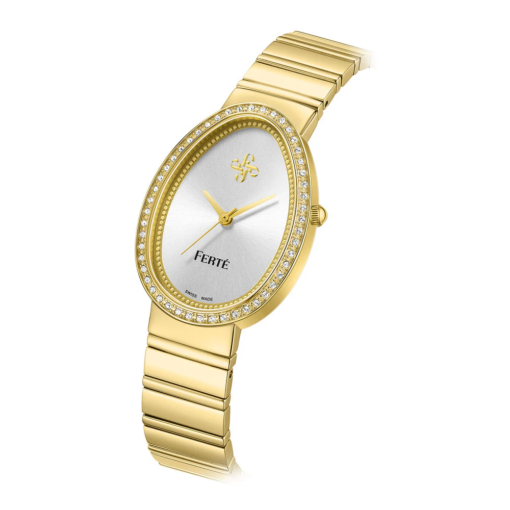 Women Gold Watch - Image 2