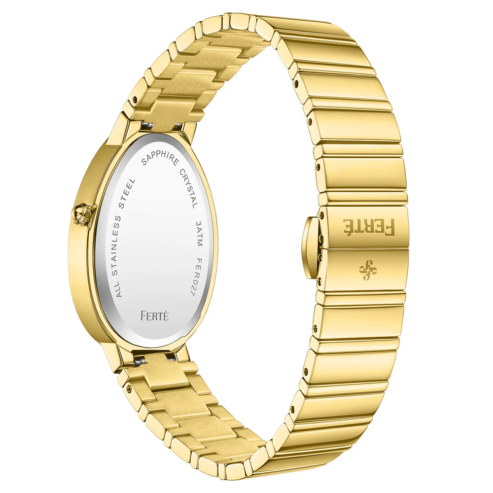 Women Gold Watch - Image 3