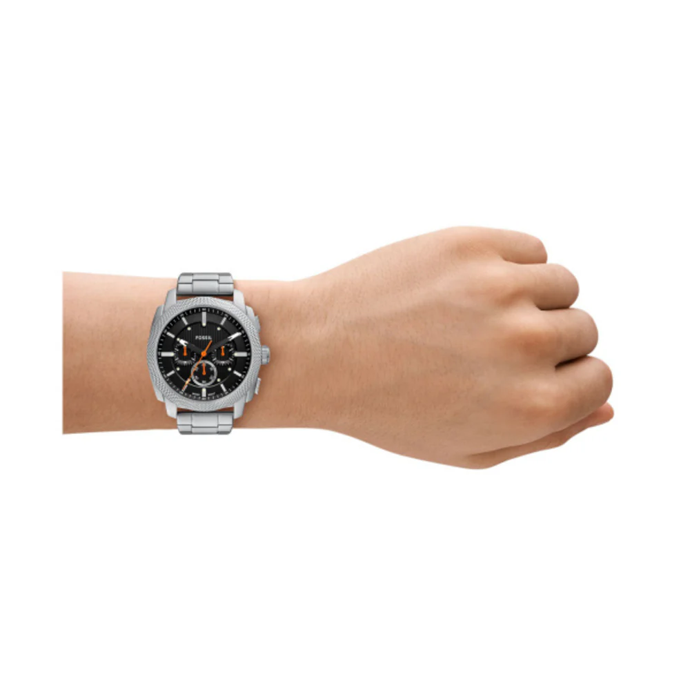 Men Machine Silver Watch - Image 5
