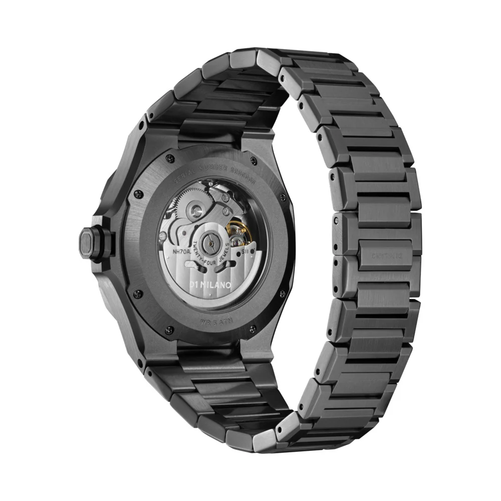 Men Skeleton Grey Watch - Image 4