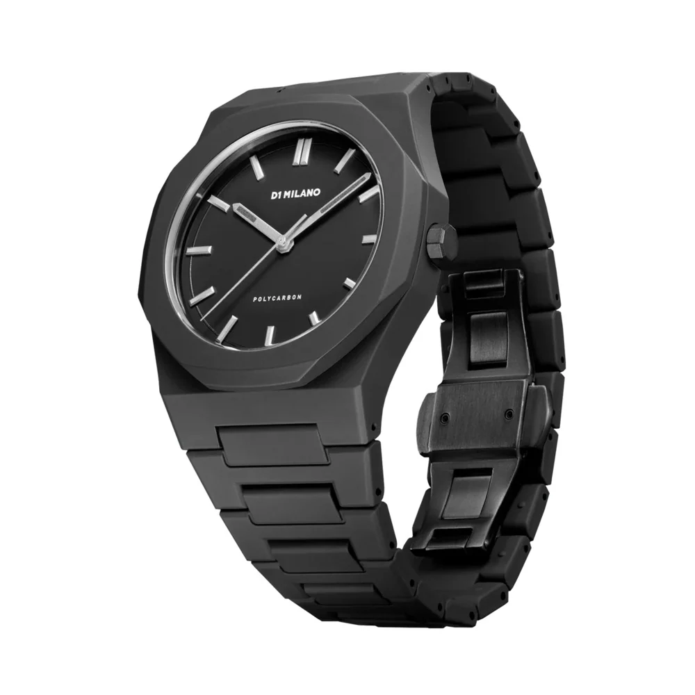 Unisex Polycarbon Black Watch - Image 2