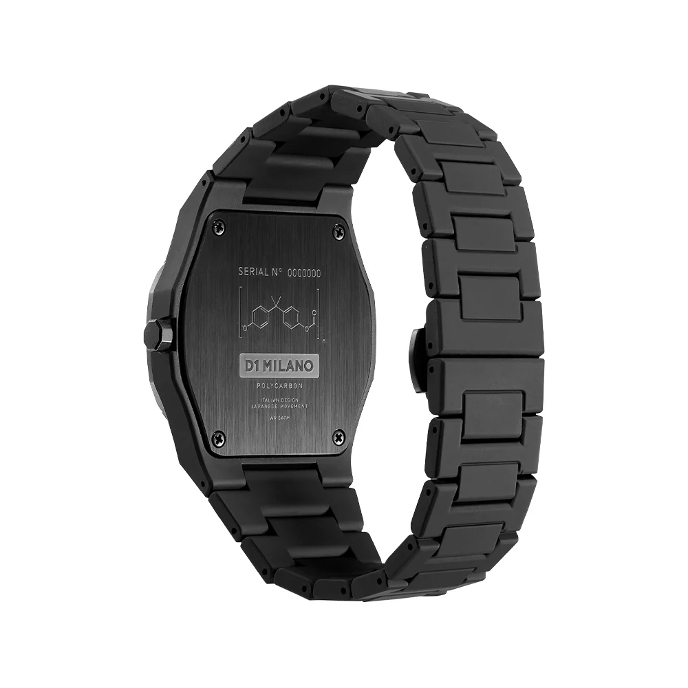 Men Polycarbon Black Watch - Image 4