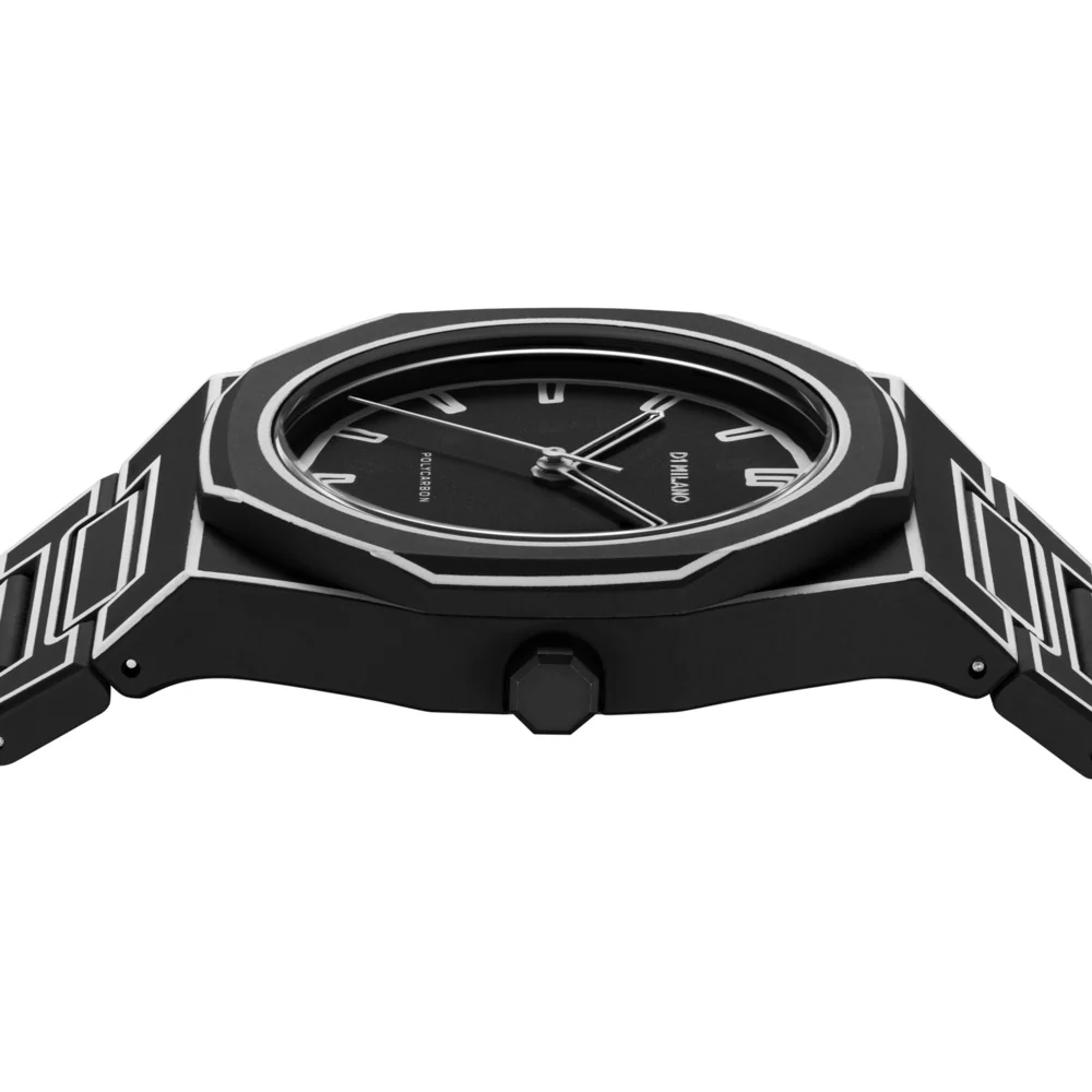 Unisex Polycarbon Black Watch - Image 3