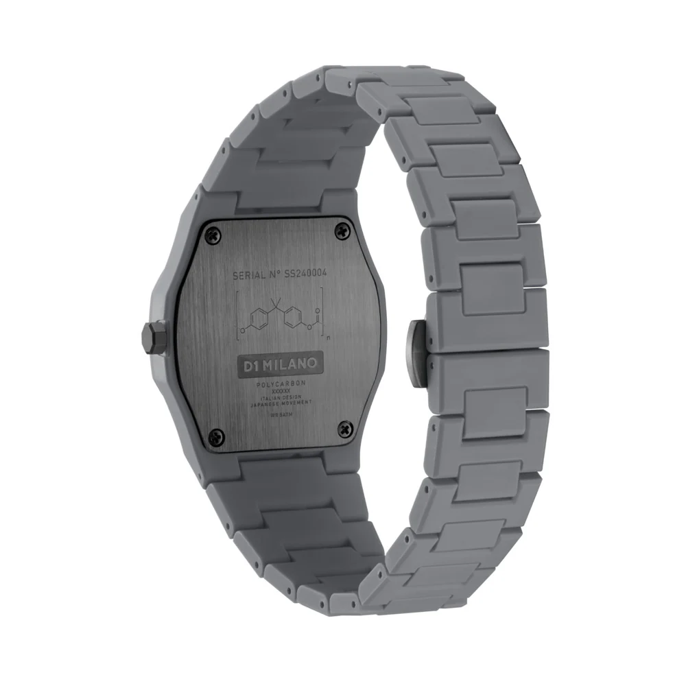 Unisex Polycarbon Grey Watch - Image 3