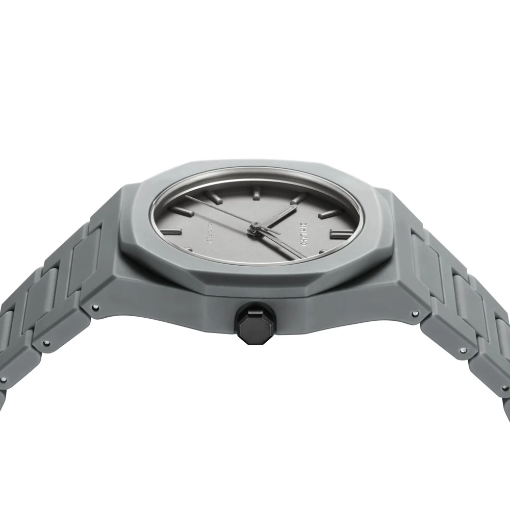 Unisex Polycarbon Grey Watch - Image 4