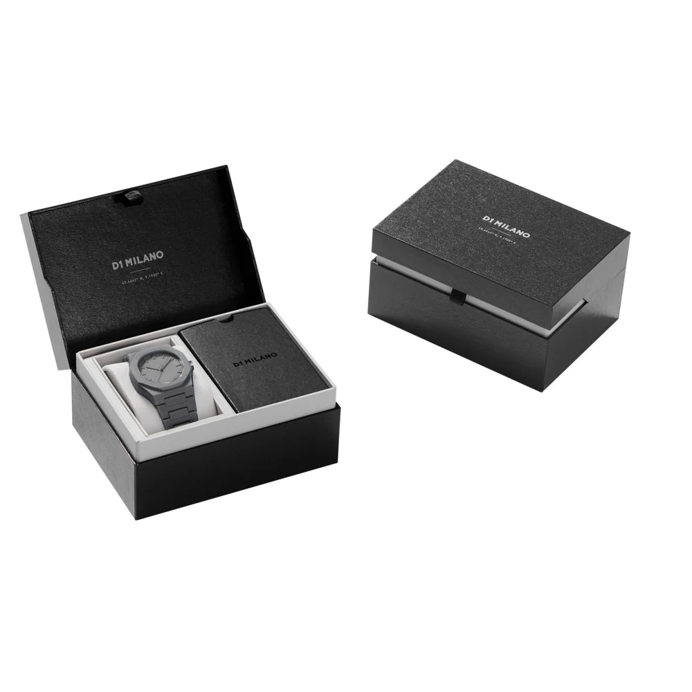 Unisex Polycarbon Grey Watch - Image 5