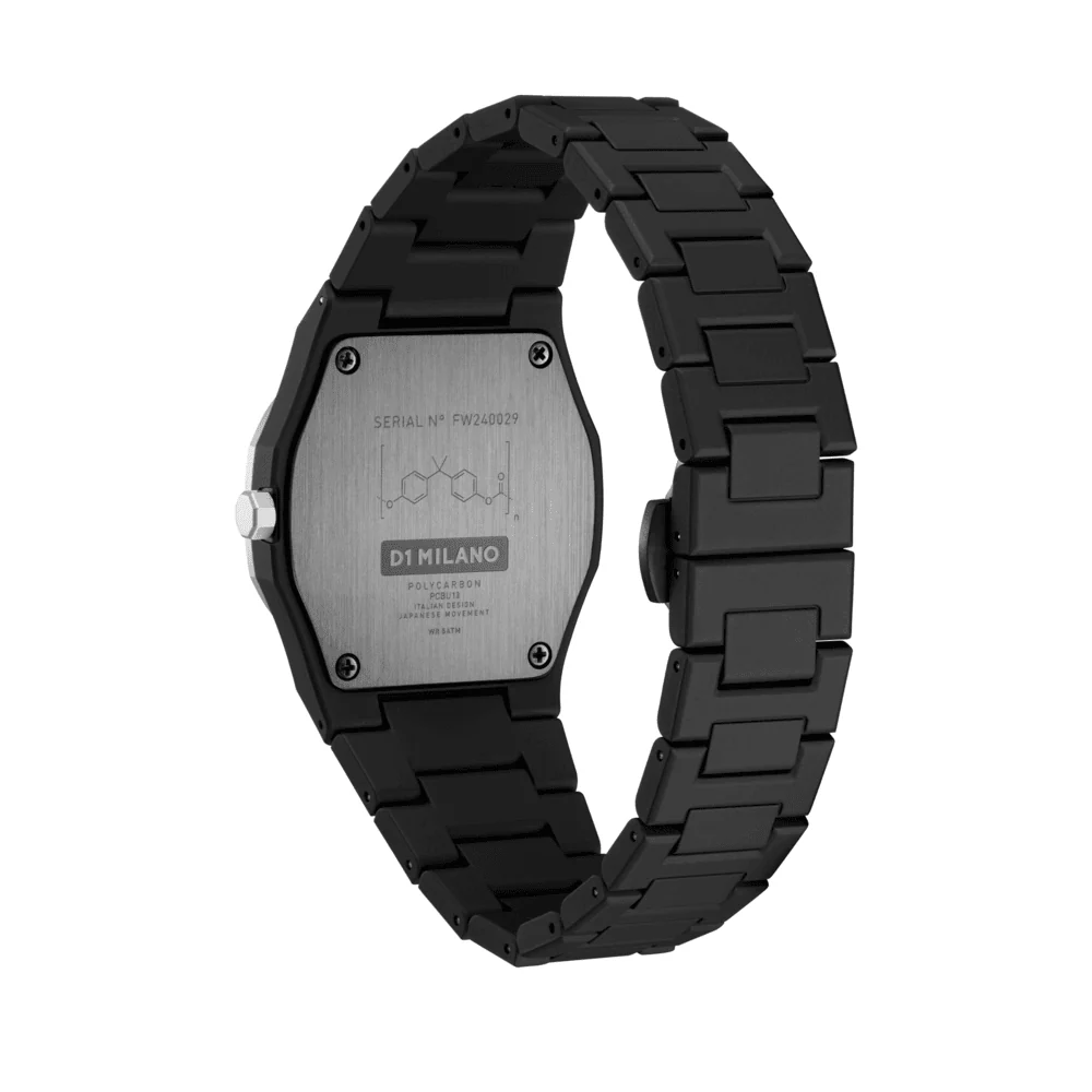 Unisex Polycarbon Black Watch - Image 4