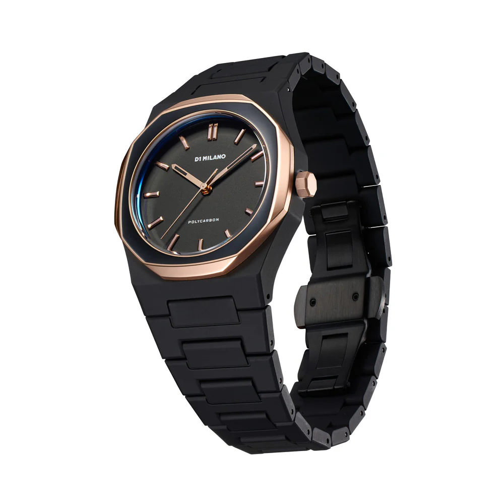 Unisex Polycarbon Black Watch - Image 2