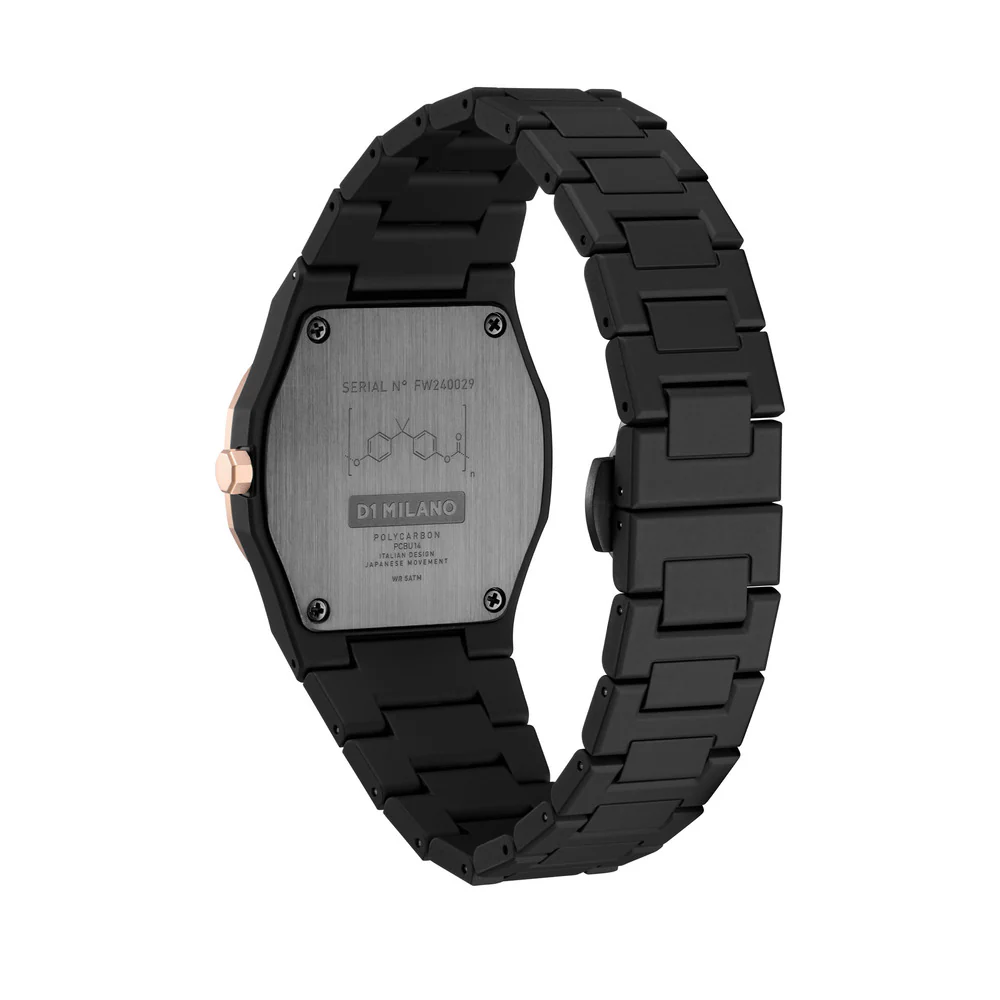 Unisex Polycarbon Black Watch - Image 4