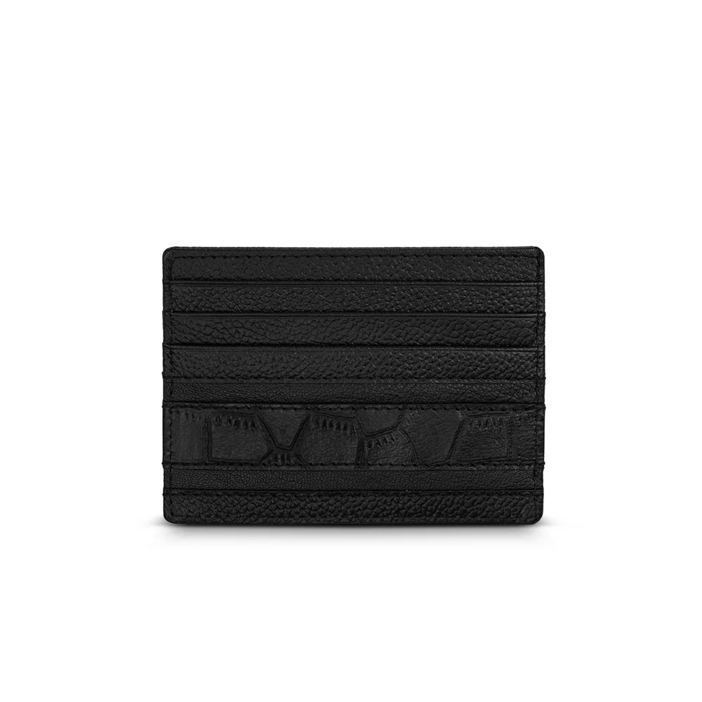 Men Black Card Holder - Image 3