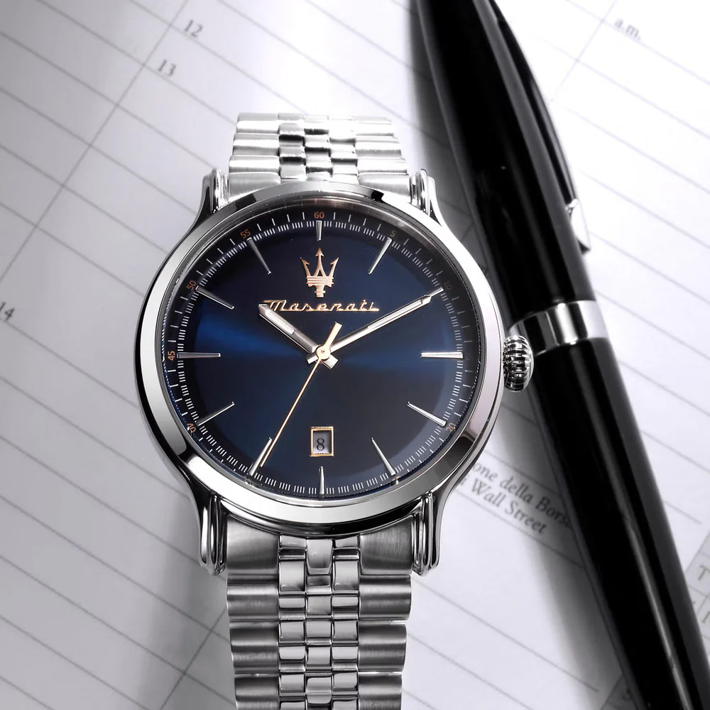 Men Epoca Silver Watch - Image 6