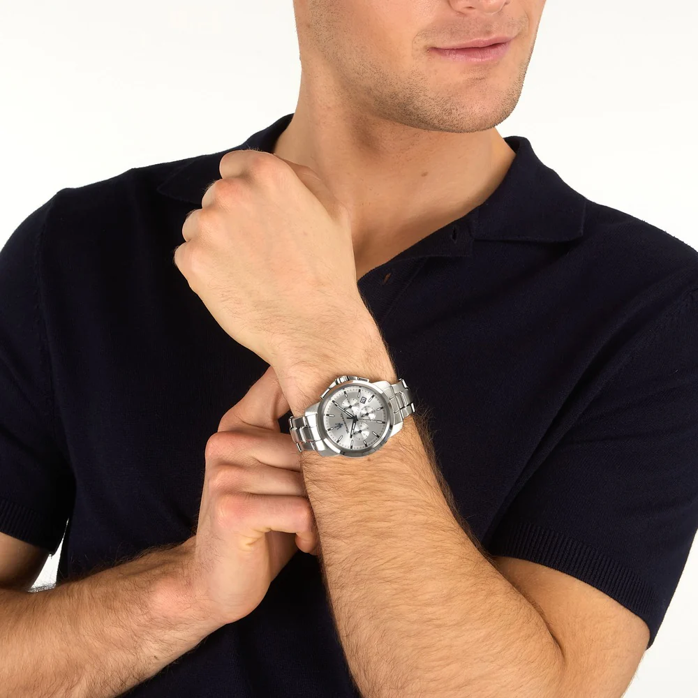 Men Successo Silver Watch - Image 4
