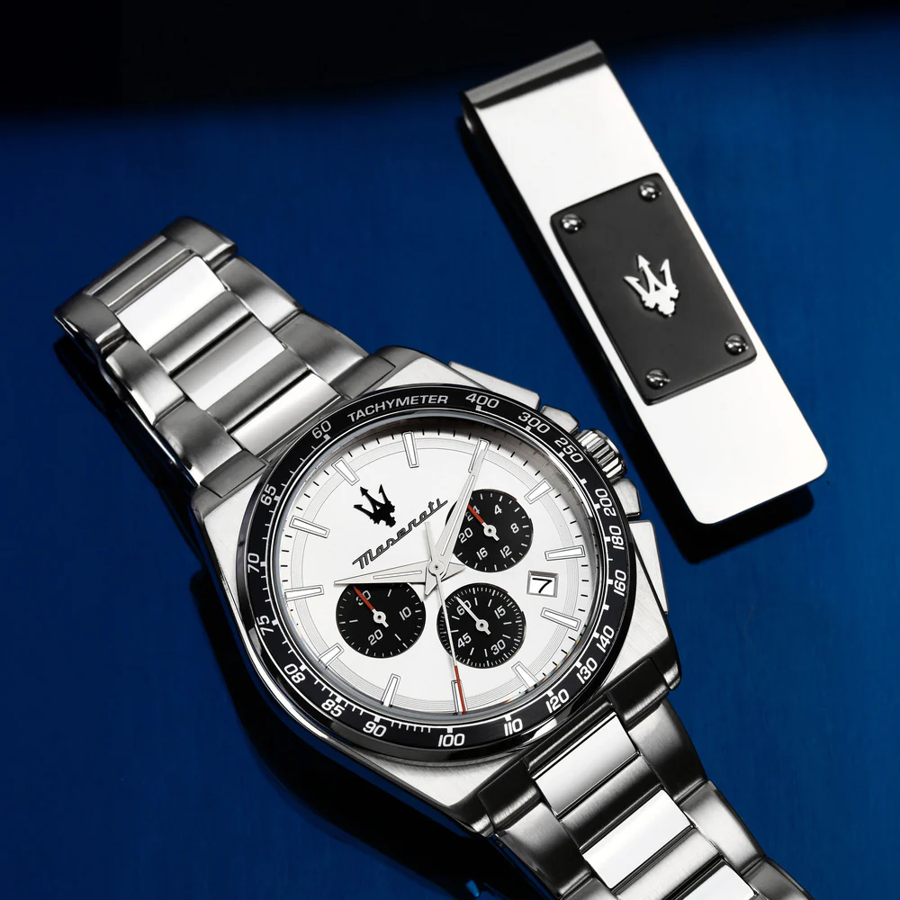Men Velocita Silver Watch - Image 6