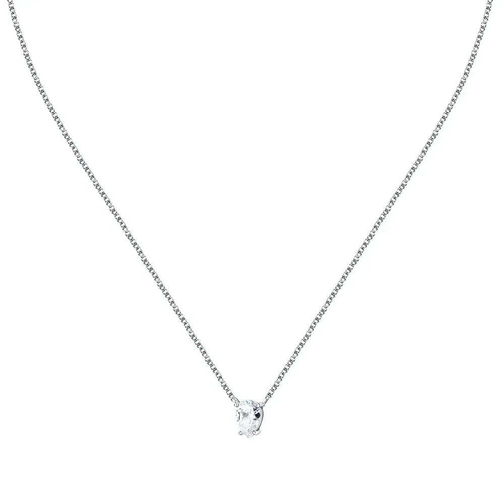 Women White Necklace - Image 2