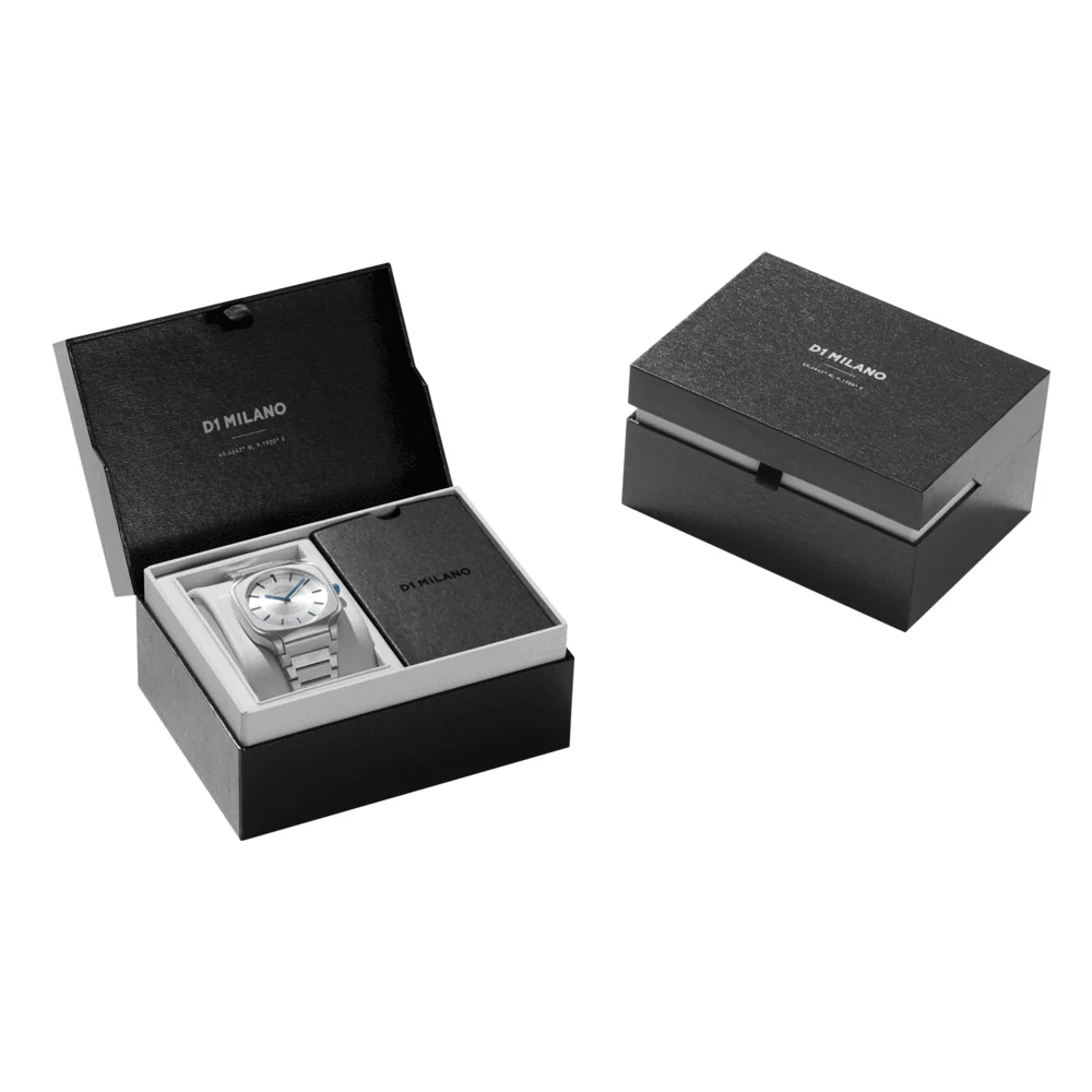 Unisex Square Silver Watch - Image 5