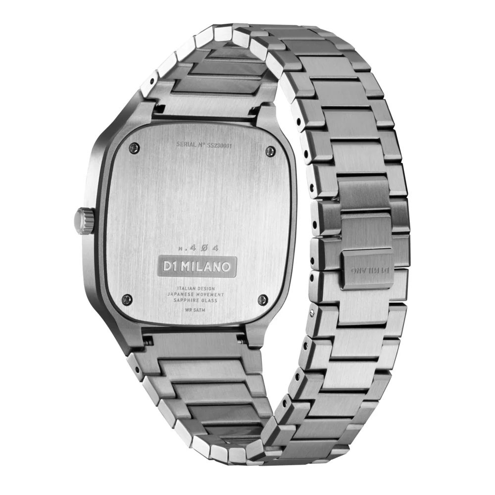 Unisex Square Silver Watch - Image 4