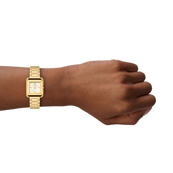 Women The Kira Square Golden Watch - Image 4