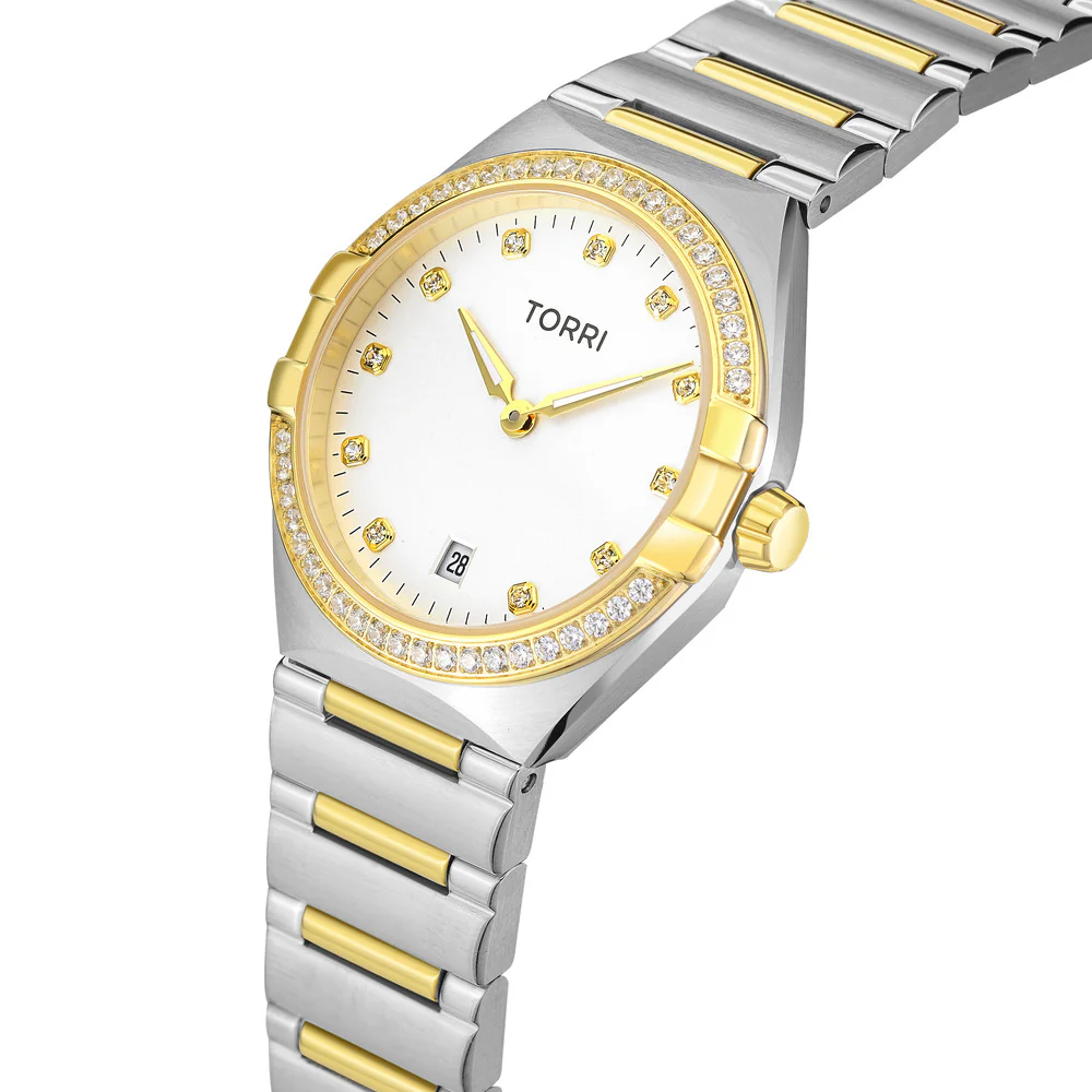 Women Manuel Two Tone Watch - Image 2