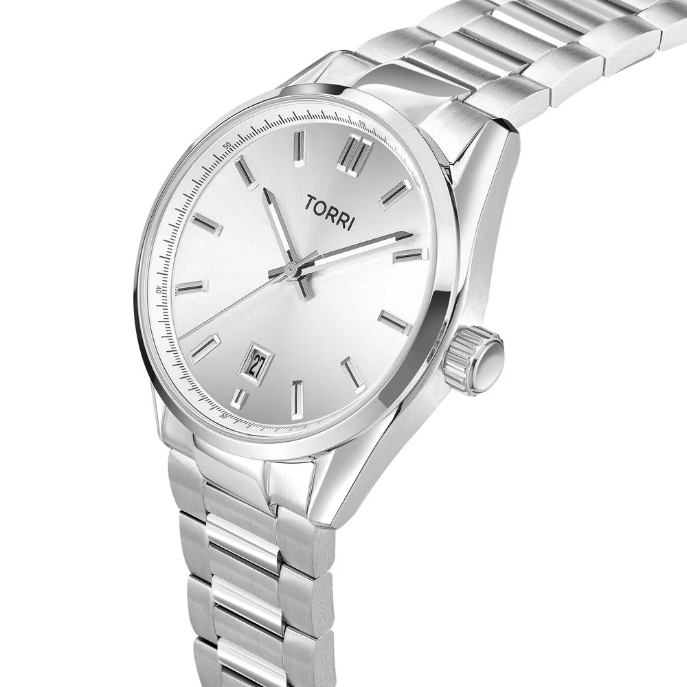 Men Salvini Silver Watch - Image 2