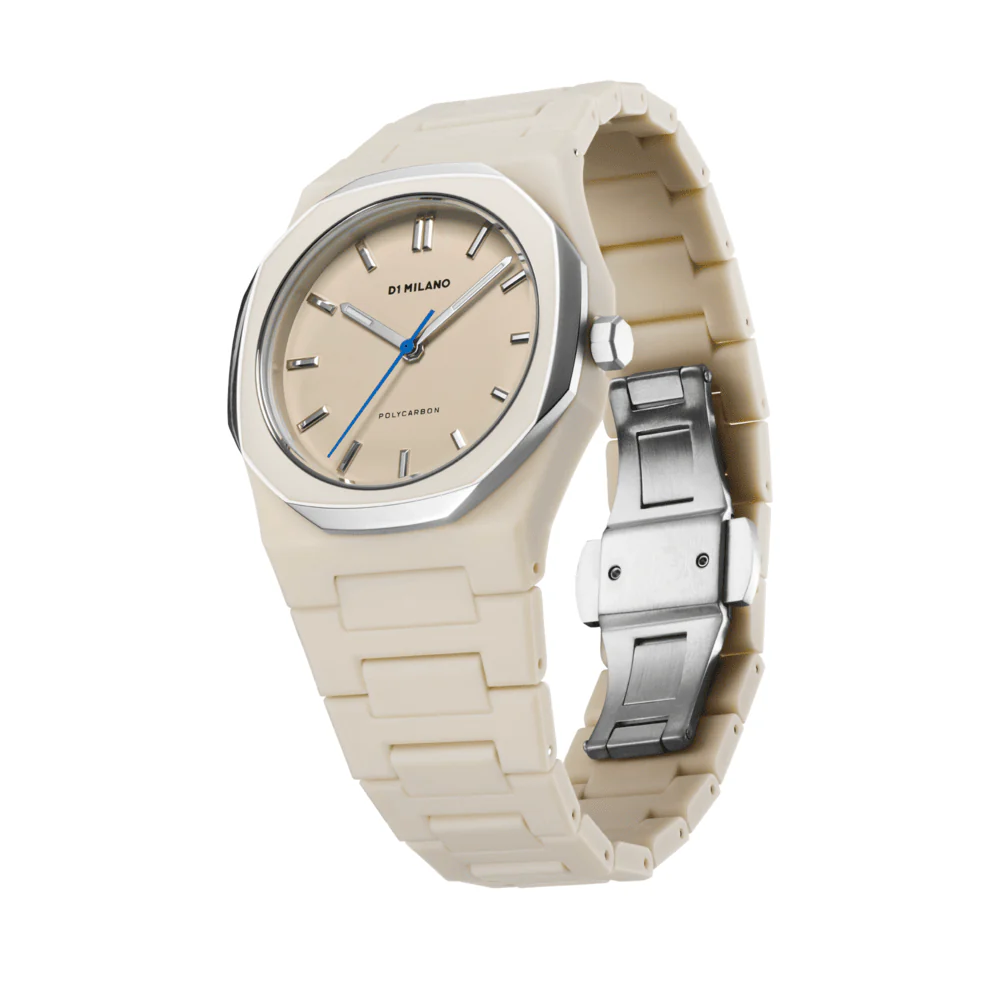 Unisex Polycarbon Light Grey Watch - Image 2