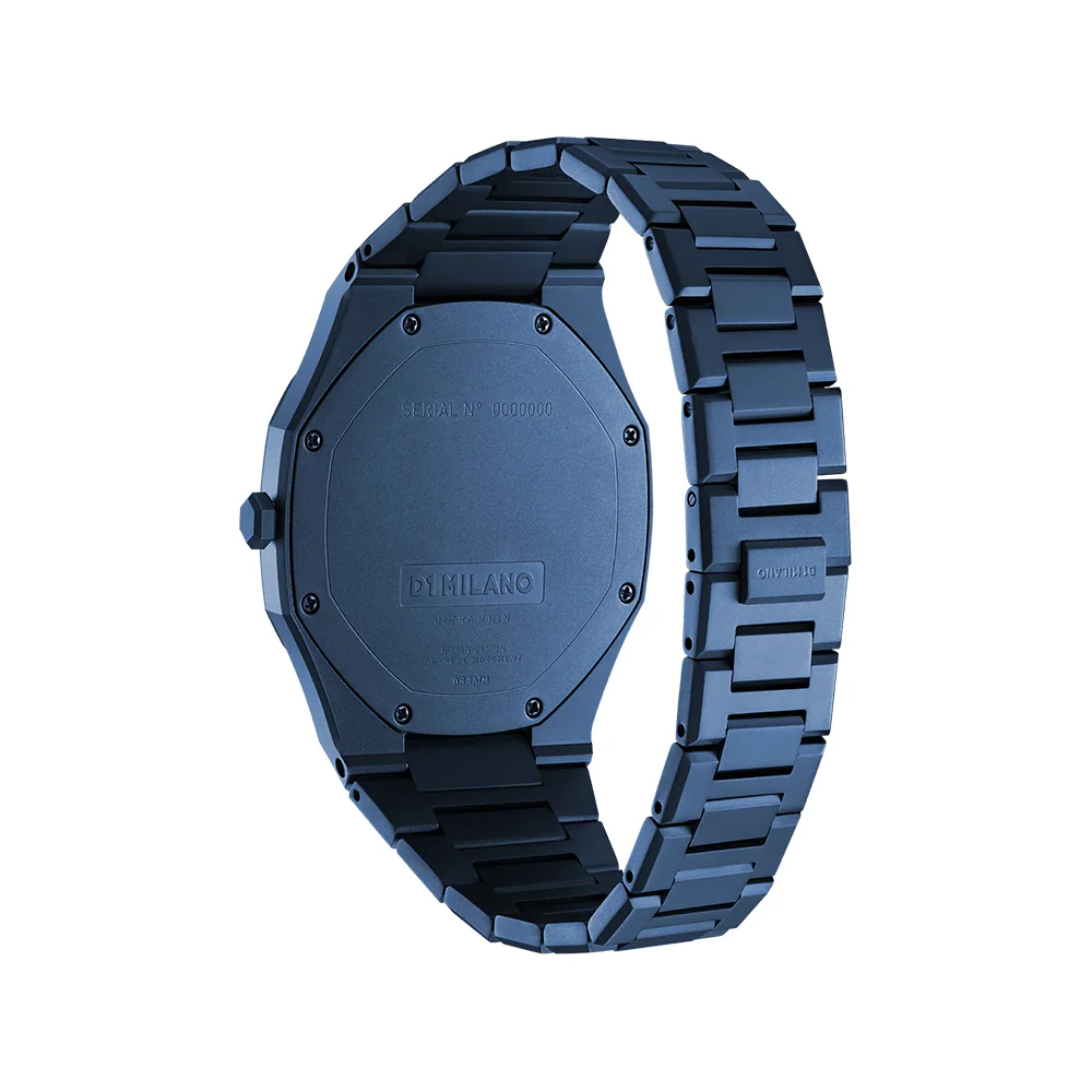 Men Ultra Thin Blue Watch - Image 4