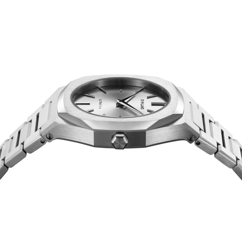 Women Ultra Thin Silver Watch - Image 3