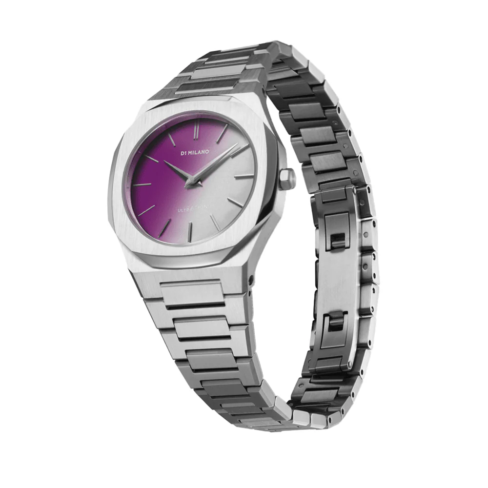 Women Ultra Thin Silver Watch - Image 2