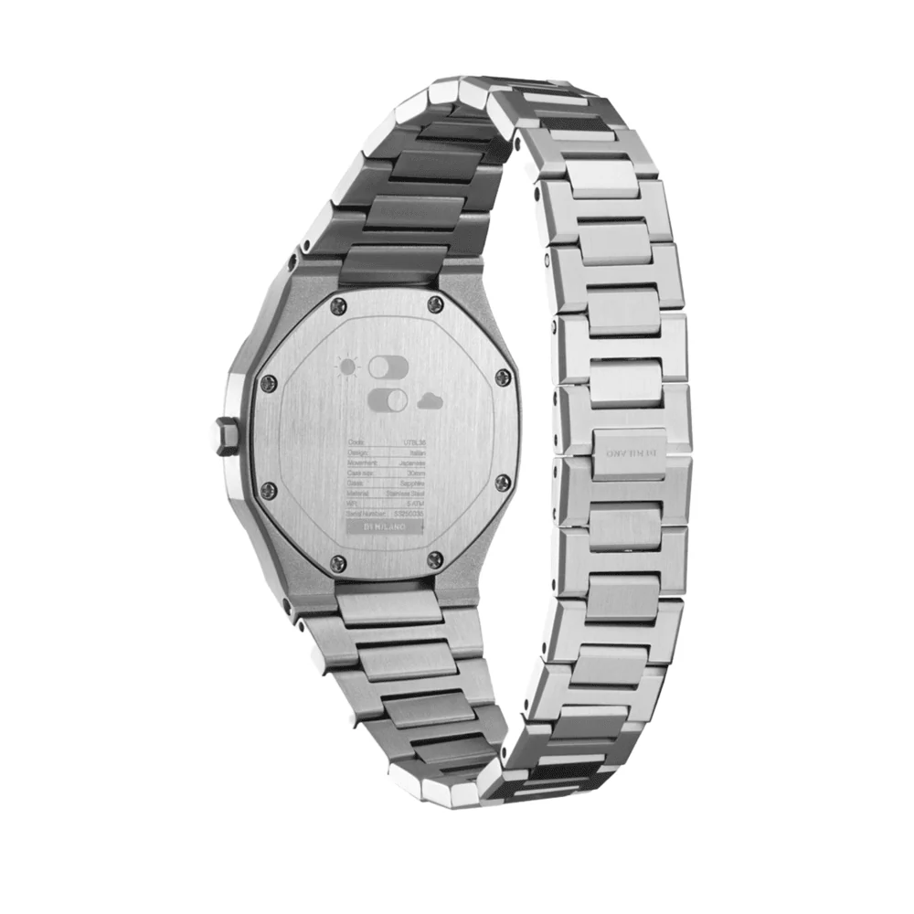 Women Ultra Thin Silver Watch - Image 3