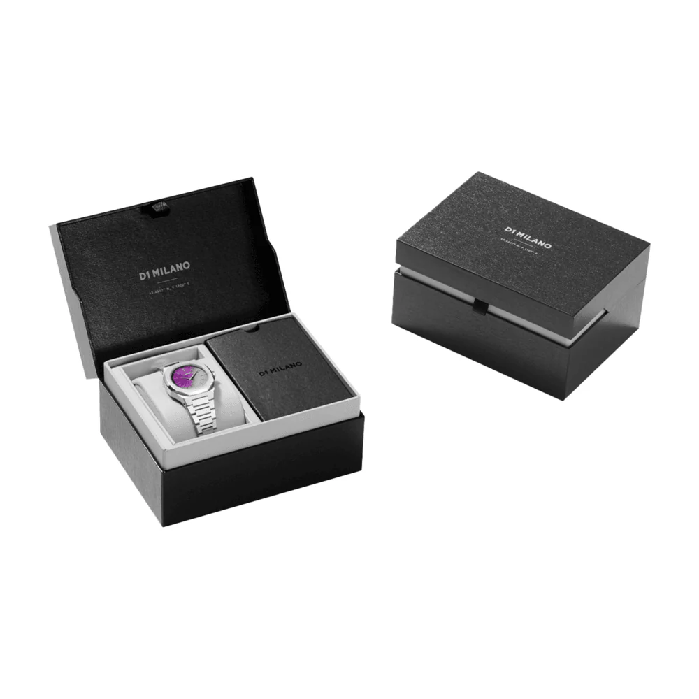 Women Ultra Thin Silver Watch - Image 4