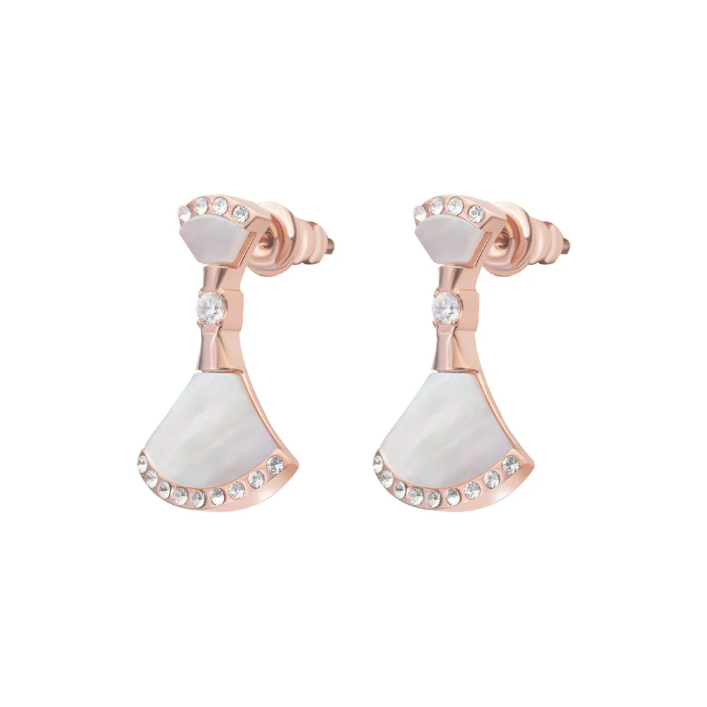 Women Bianca Rose Gold Earring - Image 3