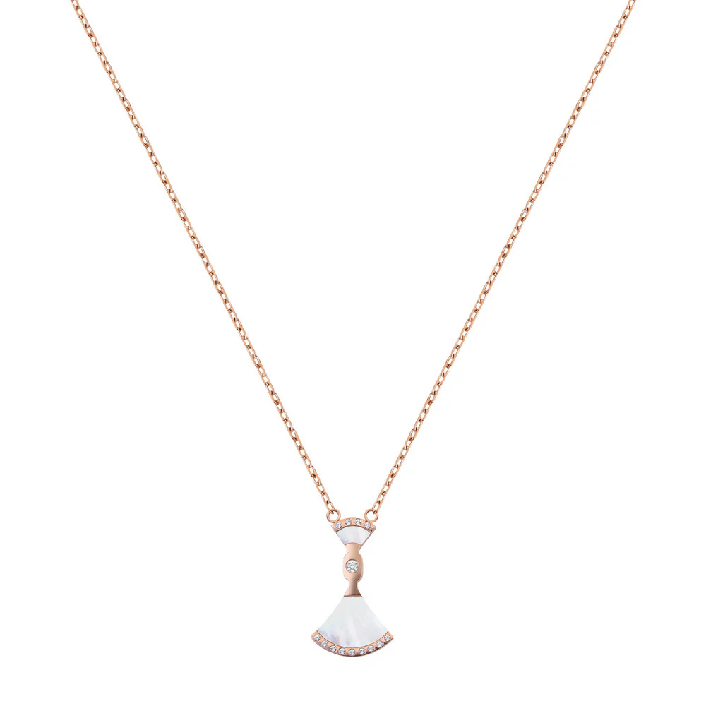 Women Bianca Rose Gold Necklace - Image 3