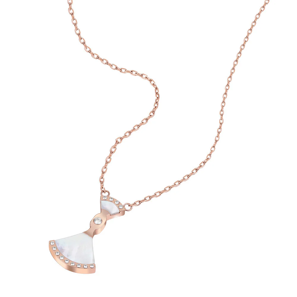 Women Bianca Rose Gold Necklace - Image 4