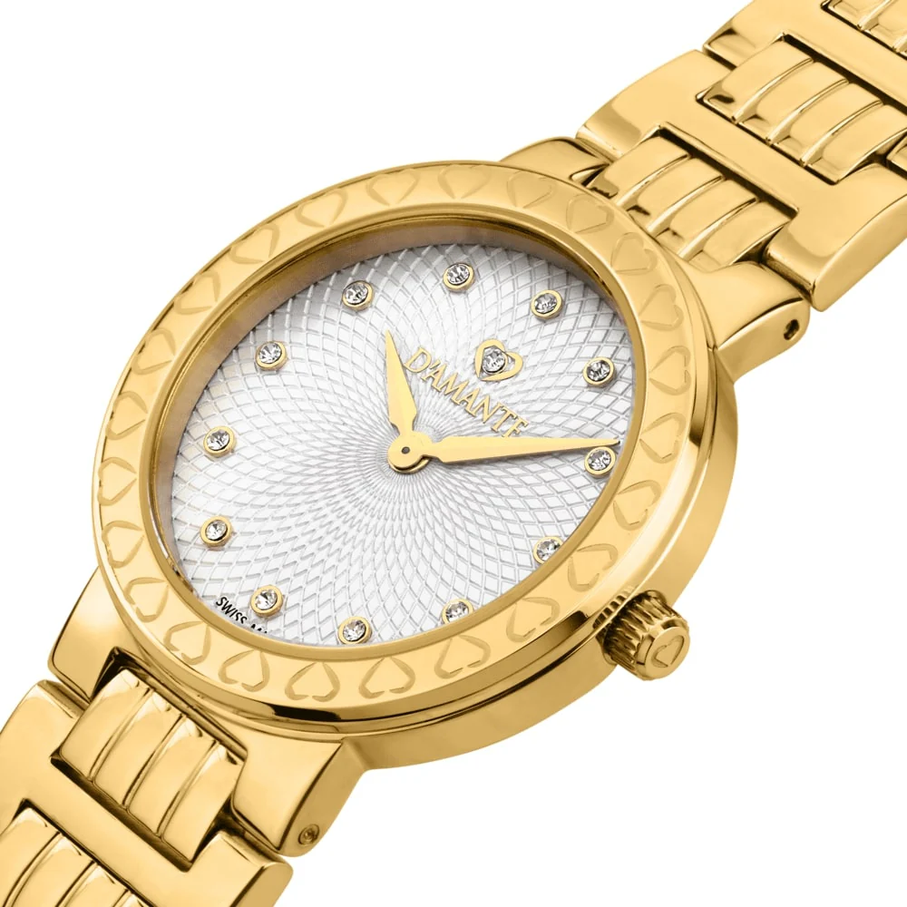 Women Logo Gold Watch - Image 3