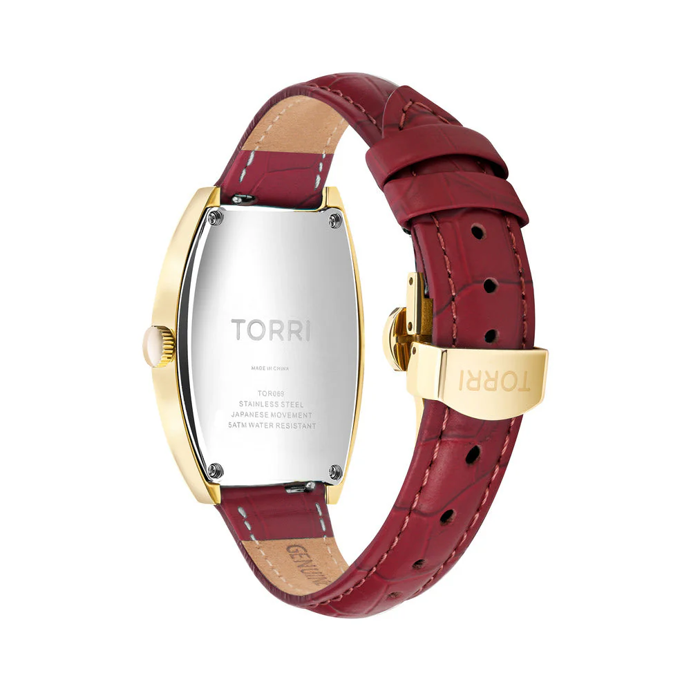 Women Picasso Red  Watch - Image 3