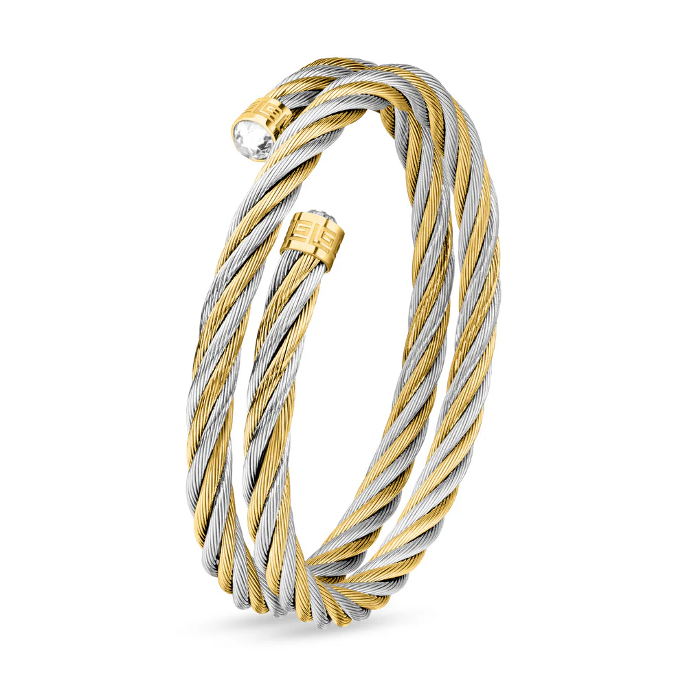 Women Victoria Golden Bangle - Image 2