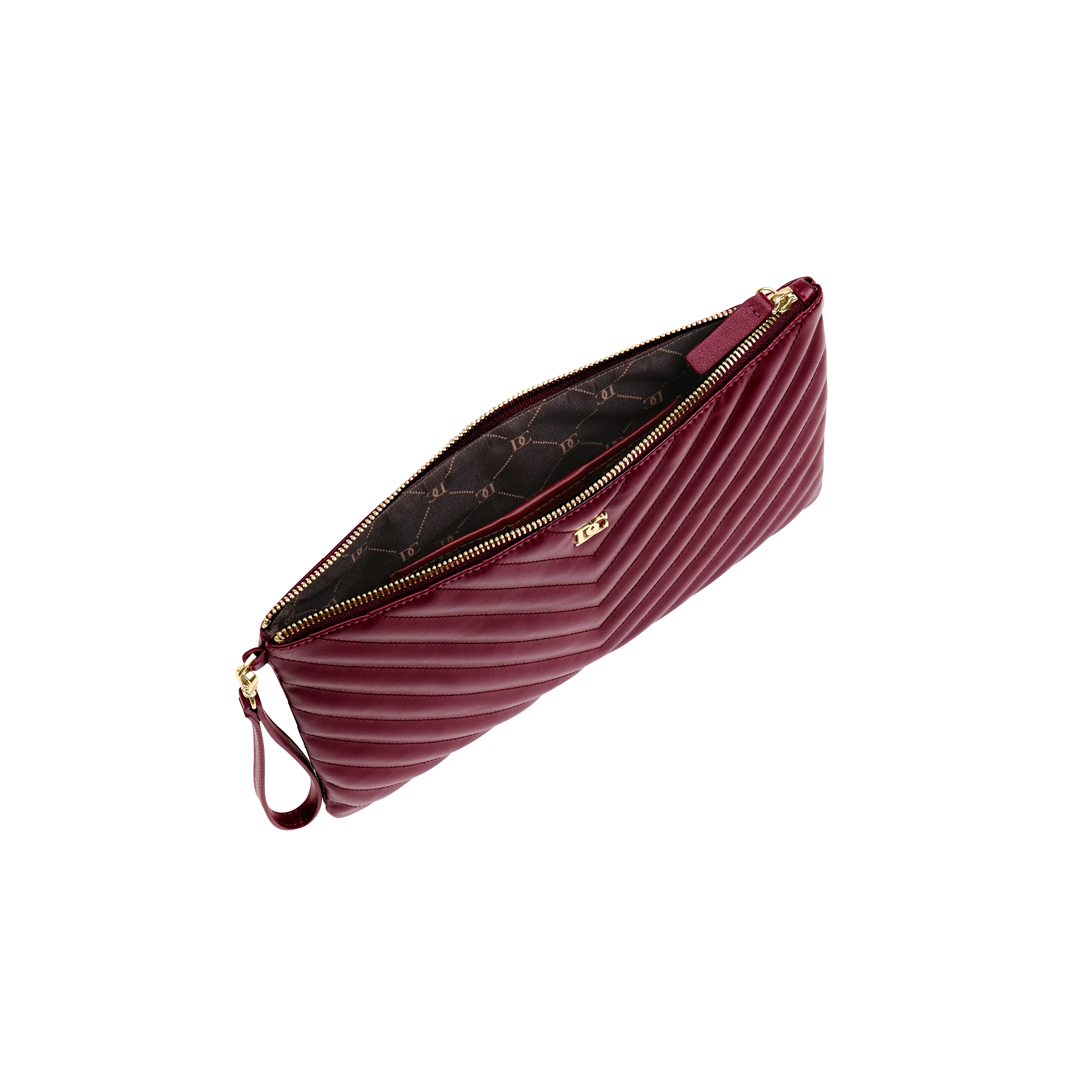 Women Wine Red Clutch - Image 3